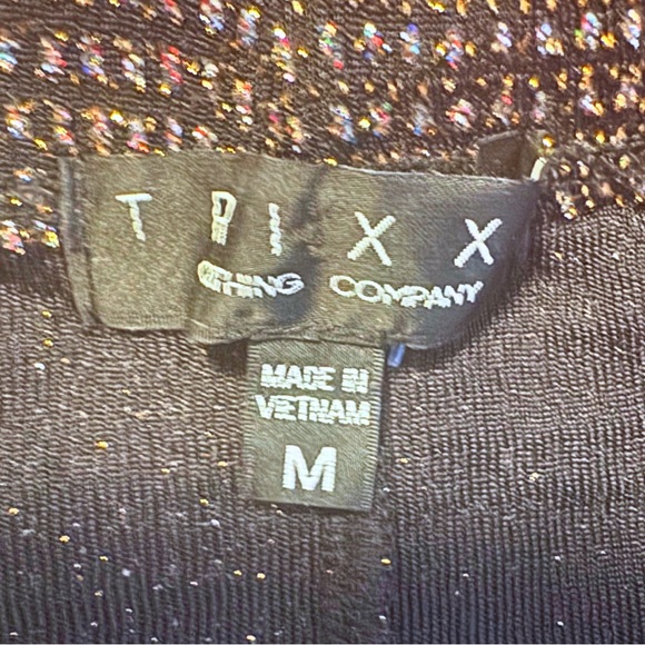 NYE Black Sparkle Strapless Sweetheart Jumpsuit Glitter Party Outfit- M - Picture 4 of 6